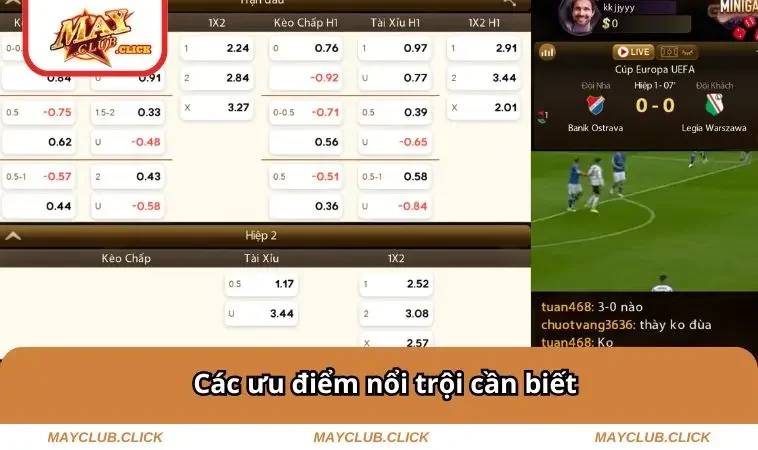 Thể Thao MAYCLUB 2 Các ưu điểm nổi trội cần biết