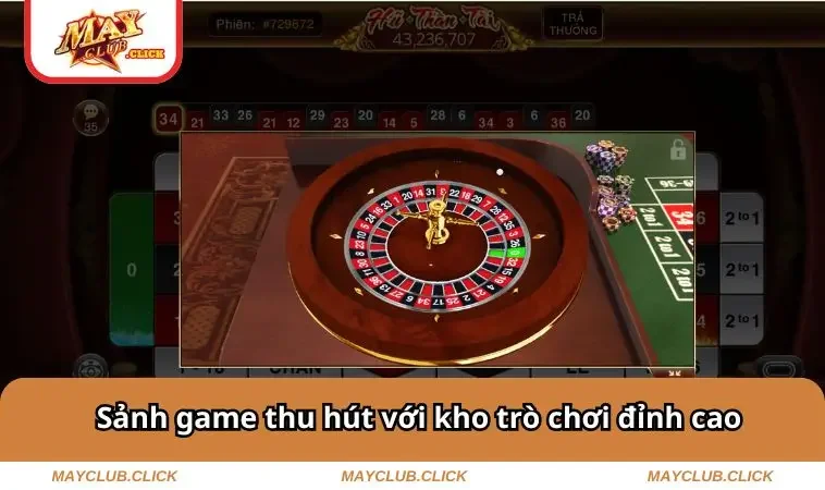 Casino MAYCLUB 1 Sảnh game thu hút với kho trò chơi đỉnh cao